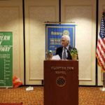 Rotarian Mayor Peter Rustin giving Invocation -Tenafly Rotary Teachers 